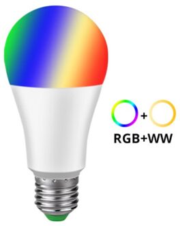 1Pc Wifi Smart Led Gloeilamp 15W E27/B22 Dimbare Smart Leven Thuis Led Lamp Voor Alexa en Google Assistent RGB NWW E27