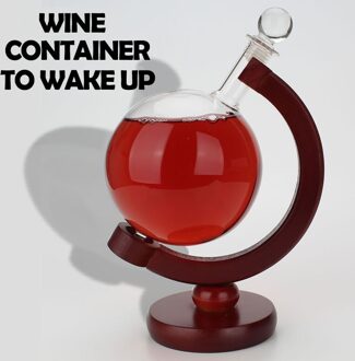 1Pc Wijn Karaffen Conta Globe Glazen Fles Ronde Creatieve Thuis Wijnrek Wijnrek 500Ml