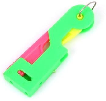 1Pc Willekeurige Kleur Automatische Naaldinrijger Draad Naald Threader Thuis Naaien Gereedschap Voor De Mensen Die Een Dim gezichtsvermogen