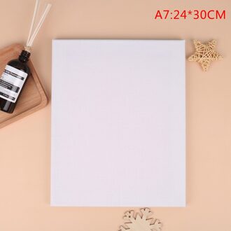 1Pc Witte Lege Vierkante Kunstenaar Canvas Voor Canvas Olieverf, Houten Board Frame Voor Primed Olie Acryl Verf 24x30