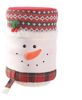 1pc Xmas Elanden Sneeuwpop Water Dispenser Stofkap Buitenste Die Container Fles Stofkap Mooie Kerst Decoratie sneeuwman