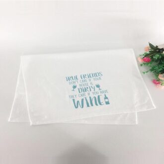 1Pc Zachte Katoenen Theedoek Eco Gedrukt Leuke Thee Servet Keuken Schoonmaakdoekje 45X70Cm 42x65cm ontwerp 4