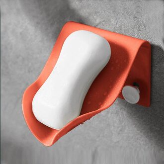 1Pc Zeephouder Badkamer Douche Zeepbakje Douche Platen Zeep Opbergdoos Met Afvoer Wandmontage Zelfklevende Plastic bad