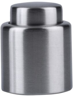 1Pc Zilver Elegante Roestvrijstalen Flessenstop Bar Accessoires Champagne Mousserende Wijn Olie Sealer Wijn Stopper Saver Sealer