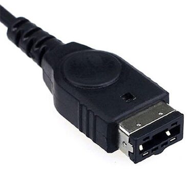 1Pc Zwart Usb Opladen Advance Line Cord Charger Kabel Voor/Sp/Gba/Gameboy/Nintendo/ds