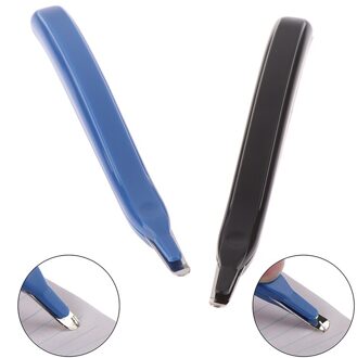 1Pc Zwarte Draagbare Nietje Remover Naald Verwijdering Nail Puller Office School Thuis Stationair Tool