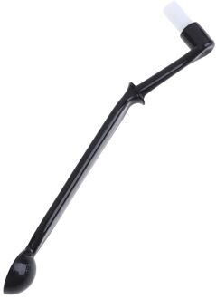 1Pc Zwarte Koffie Machine Borstel Met Lepel Voor Espresso Machine/Koffie Schoonmaken Tool