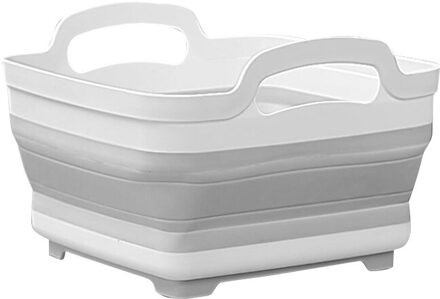 1Pc Zwembad Gootsteen Afvoer Groente-en Mand Vouwen Vierkante Wastafel Vouwen Spoelbak Keuken Accessoires Reizen Inklapbare