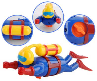 1Pc Zwemmers Scuba Diver Toy Wind Up Clockwork Zee Babybadje Speelgoed Kinderen Speelgoed