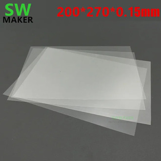 1pcs 0.15mm*200mm*270mm Wanhao Duplicator 8 D8 3D Printer FEP Sheet FEP Film 0.15mm thickness