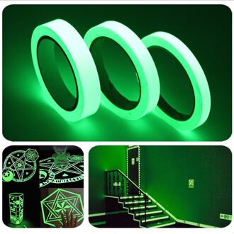 1Pcs 1.5Cm * 1M Lichtgevende Tl Night Zelfklevende Glow In Dark Sticker Tape Veiligheid security Decoratie Waarschuwing Tape 1cm X 1m