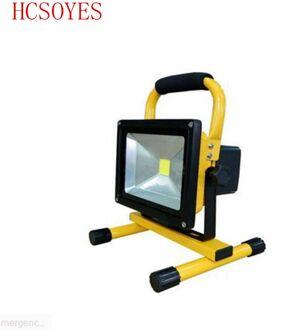 1Pcs 10W Led Flood Verlichting Oplaadbare Led Noodverlichting Draagbare Spotlight Batterij Aangedreven Waterdichte Outdoor Led Spot Lamp