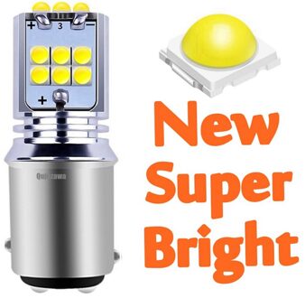 1Pcs 1157 P21/5 W BAY15D Super Heldere 1800Lm LED Auto Richtingaanwijzer Lamp Tail Brake Bulb Auto dagrijverlichting Rood Wit Geel