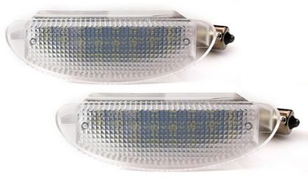 1Pcs 12V 3W LED License Number Plate Light For Renault Clio Sport MK2 Clio II (98-05) Twingo I (93-07) OEM No 7700410754