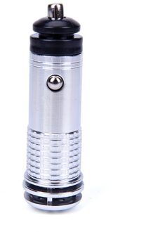 1Pcs 12V Auto Luchtreiniger Ionisator Negatieve Ionen Air Cleaner Luchtreiniger Auto Verwijderen Rook Eliminator Voor Auto home Office zilver