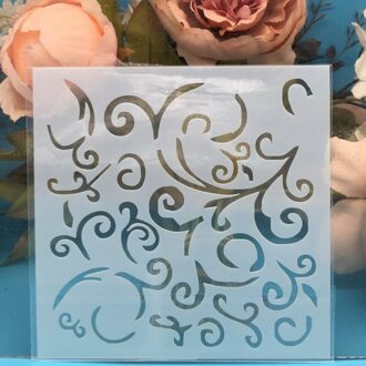 1Pcs 13Cm Mozaïek Diy Craft Gelaagdheid Stencils Muur Schilderen Scrapbooking Stempelen Embossing Album Papieren Kaart Template F5170-3 2