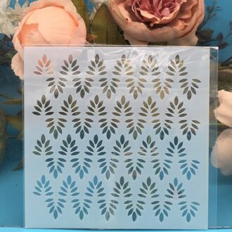 1Pcs 13Cm Mozaïek Diy Craft Gelaagdheid Stencils Muur Schilderen Scrapbooking Stempelen Embossing Album Papieren Kaart Template F5170-3 8