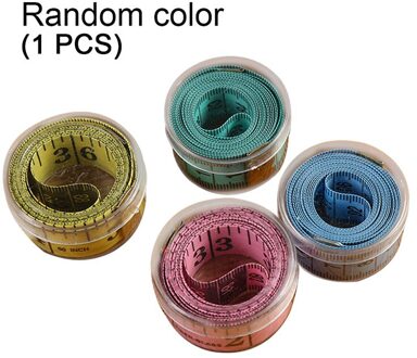 1Pcs 150Cm/60 "Body Meten Heerser Naaien Tailor Meetlint Soft Flat Naaien Heerser Meter Naaien meten Tape Willekeurige Kleur