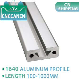 1PCS 1640 Aluminum Profile Extrusion European Standard Length 100 - 1000mm Anodized Linear Rail for DIY CNC 3D Printer Workbench