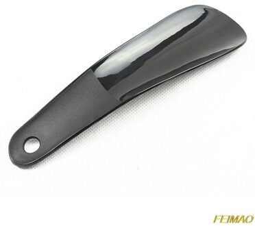 1Pcs 16Cm Schoen Hoorns Professionele Zwarte Plastick Schoenlepel De Lepel Vorm Schoenlepel Lifter Flexibele Stevige Slip