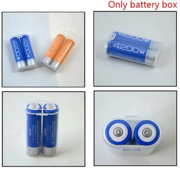 1Pcs 18650 Batterij Draagbare Waterdichte Clear Houder Opbergdoos Doorzichtige Plastic Veiligheid Case Voor 2 Stukken
