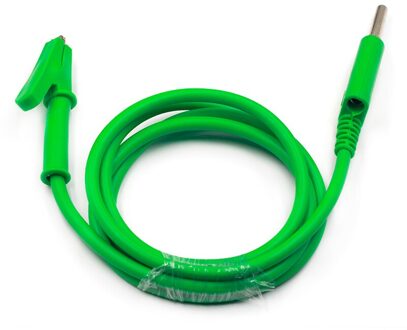 1Pcs 1M 4Mm Banana Banana Plug Test Kabel Lood Voor Multimeter Rood Geel Zwart Blauw Groen 5 Kleuren