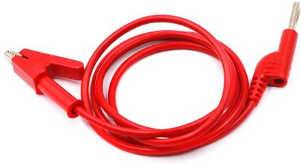 1Pcs 1M 4Mm Banana Banana Plug Test Kabel Lood Voor Multimeter Rood Geel Zwart Blauw Groen 5 Kleuren