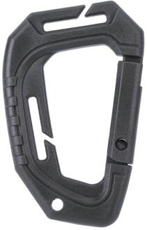 1Pcs 200LB Plastic Clip Karabijnhaak D Vorm Bergbeklimmen Gesp Outdoor Opknoping Sleutelhanger Haak Klimmen Accessoires leger groen