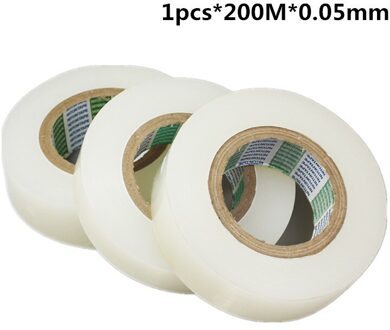 1Pcs * 200M * 0.05Mm Pe Transparante Beschermende Film Tape Metalen Hardware Glas Roestvrij Staal Beschermende Film 60mm