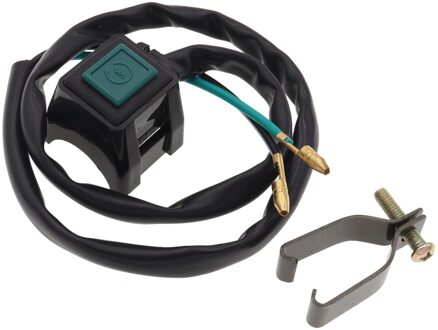 1Pcs 22Mm 7/8 "Motorcycle Kill Stop Schakelaar Red Push Button Hoorn Starter Voor Dirt Bike Atv A groen