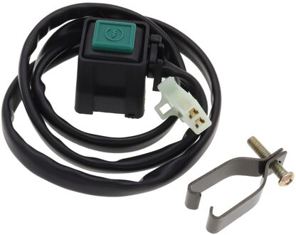 1Pcs 22Mm 7/8 "Motorcycle Kill Stop Schakelaar Red Push Button Hoorn Starter Voor Dirt Bike Atv B groen