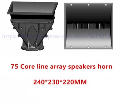 1PCS 240*230*220MM 75 Core line array luidsprekers hoorn voor Treble Luidspreker