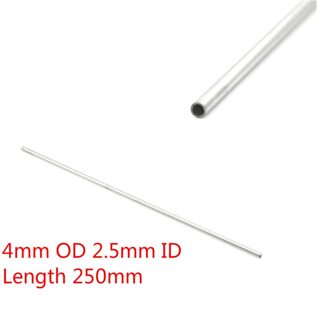 1Pcs 250Mm 304 Naadloze Roestvrij Staal Capillaire Tube Od 8Mm 6Mm Id Od 10Mm 8mm Id Od 4Mm 3Mm Id Od 6Mm 4Mm Id Od 4Mm 2.5Mm Id 4x2.5mm