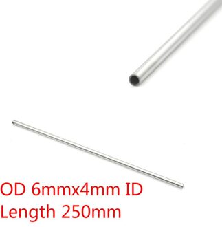 1Pcs 250Mm 304 Naadloze Roestvrij Staal Capillaire Tube Od 8Mm 6Mm Id Od 10Mm 8mm Id Od 4Mm 3Mm Id Od 6Mm 4Mm Id Od 4Mm 2.5Mm Id 6x4mm