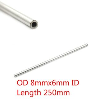 1Pcs 250Mm 304 Naadloze Roestvrij Staal Capillaire Tube Od 8Mm 6Mm Id Od 10Mm 8mm Id Od 4Mm 3Mm Id Od 6Mm 4Mm Id Od 4Mm 2.5Mm Id 8x6mm