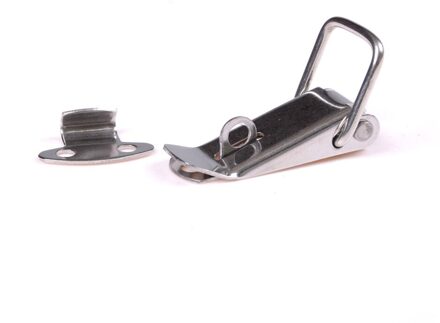 1Pcs 27*74Mm Veerslot Catch Toggle Sloten Hasp Ijzer Hasp Kabinet Dozen Voor Schuifdeur window Kabinet