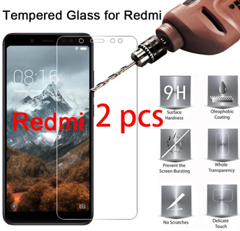 1pcs/2pcs Tempered Protective Safety Glass for Xiaomi Redmi Note 7 6 5 Pro 5A Prime 9H Screen Protector on Redmi Note 4X 4 3 2