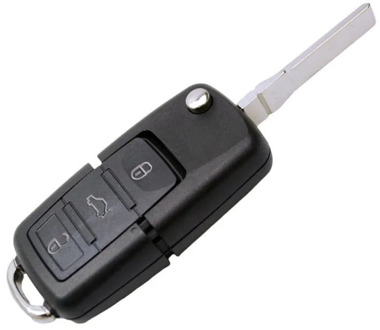 1pcs 3-Button Car Key Shell Case Black Car Remote Control Key Secret Compartment Stash Box Safe Container Black Fob Case Replace