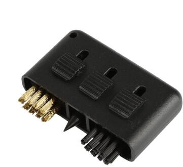 1Pcs 3 In Een Zwarte Golf Borstel Groove Cleaner Pocket Size Plastic Club Kit Tool Met Golf Training Aids golf Levert TSLM1