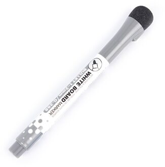 1Pcs 3 Kleuren White Board Whiteboard Marker Pen Gum Kunst Mark Pen Olie Pen Creatieve Dubbele Schrijven Vegen Uitwisbaar marker Pen zwart