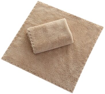 1Pcs 30*30Cm Coral Fleece Vierkante Zakdoek Handdoeken Zachte Absorberende Kinderen Handdoek Gerecht Effen Kleur Gemak handdoeken