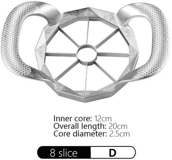 1Pcs 304 Rvs Apple Cutter Fruit Slicer Appelboor Peer Cutters Mes Dunschiller Cut Tool Keuken Accessoires