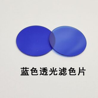 1Pcs 32Mm Microscoop Kleur Filter Groen Blauw Geel Rood Frosted Glas Optische Wit Biologische Microscoop Filter