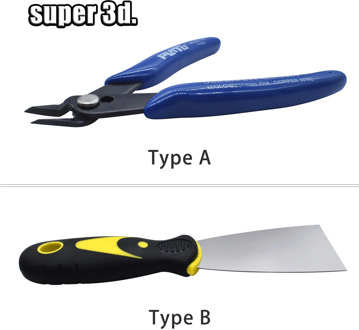 1PCS 3D printer Accessories Removal Spatula steel Pliers Electrical Wire Cable Cutting Side Snips Nipper Hand tweezers Tools