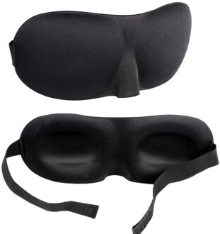 1Pcs 3D Slaap Masker Natuurlijke Slapen Oogmasker Eyeshade Cover Shade Eye Patch Vrouwen Mannen Zachte Draagbare Blinddoek Reizen accessoires