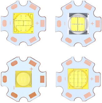 1PCS 3V 6V 24V CREE High Power 72W 45W 36W 18W XHP50 XHP70 XHP90 XHP110 LED Emitter Diode with 20mm PCB Cold white For lamp DIY