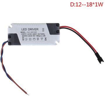 1Pcs 3W-36W Led Driver Licht Transformator Constante Stroom Voeding Adapter 4