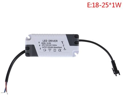 1Pcs 3W-36W Led Driver Licht Transformator Constante Stroom Voeding Adapter 5