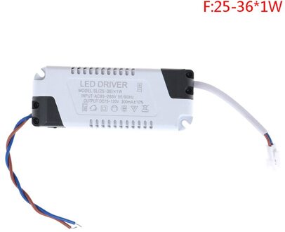 1Pcs 3W-36W Led Driver Licht Transformator Constante Stroom Voeding Adapter
