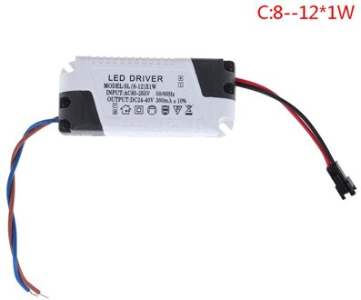 1Pcs 3W-36W Led Driver Licht Transformator Constante Stroom Voeding Adapter